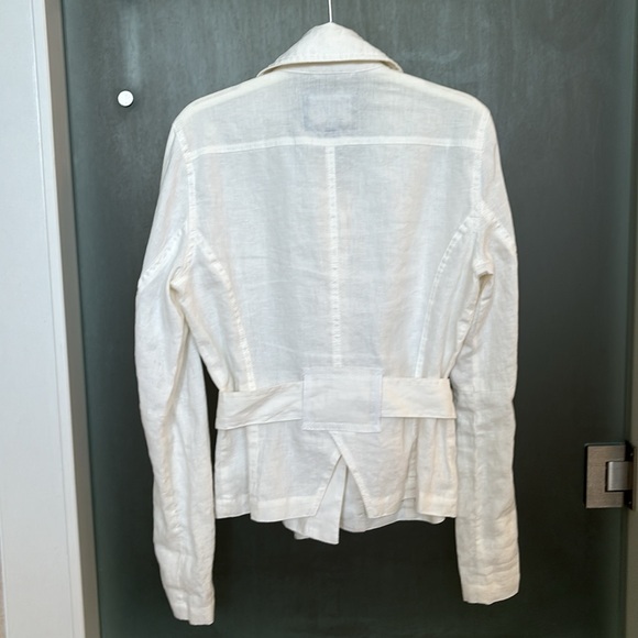 Mexx Off White Capri Linen Suit - Picture 3 of 10